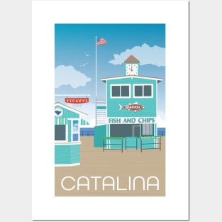 Catalina Island California Posters and Art